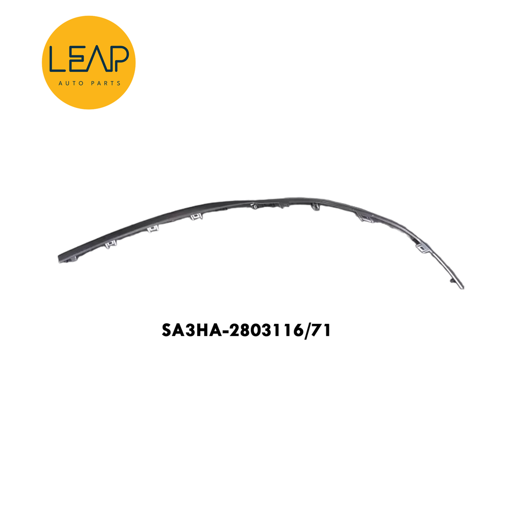 BYD Song PLUS DMi, Front Bumper Trim Strips (2020-2021)