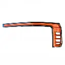 GAC Trumpchi Empow, Front/ Rear Trim Strip, Bumper Trim Strip Orange 