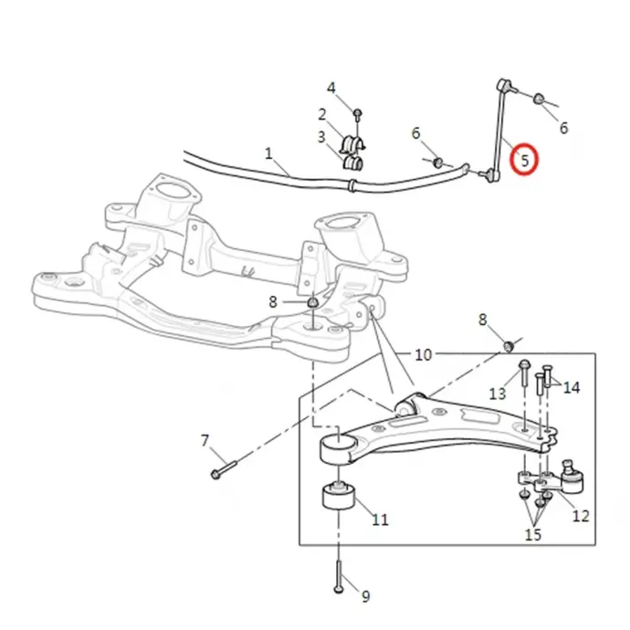 SAIC Maxus G10/ G20/ T60/ D90/ T90/ T70 Front Tie Rod 