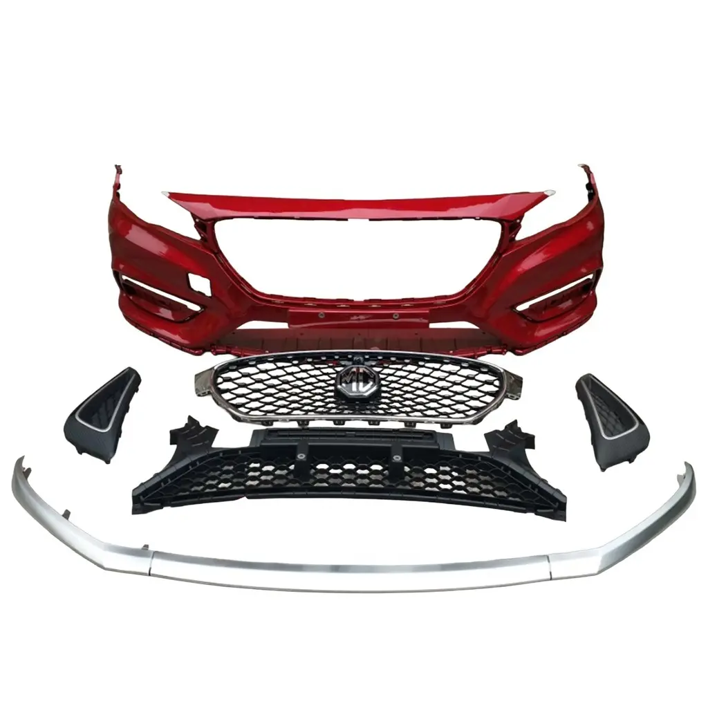 MG MG6 Front Bumper, Middle Grille, Front Bumper Trim, Fog Lamp Frame, Trim Strip, Front Lip (2017-2019)