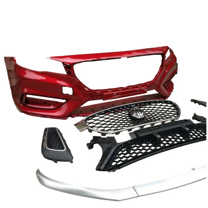 MG MG6 Front Bumper, Middle Grille, Front Bumper Trim, Fog Lamp Frame, Trim Strip, Front Lip (2017-2019)