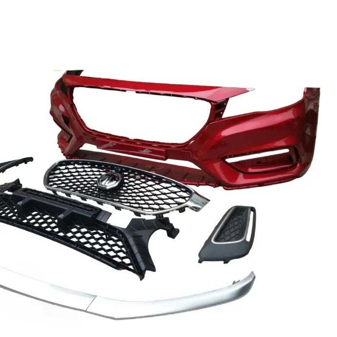MG MG6 Front Bumper, Middle Grille, Front Bumper Trim, Fog Lamp Frame, Trim Strip, Front Lip (2017-2019)