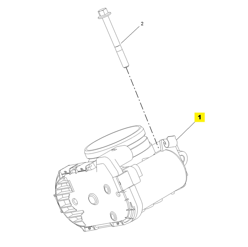 MG3 1.5L AMT Elite Edition, 2014 Model Throttle body assembly
