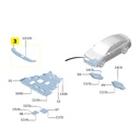 FAW Hongqi H5 Second Generation 1.5T DCT 2024 Model (2023-2024) Engine Cover Lock Guard Plate