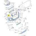 FAW Hongqi H5 Second Generation 1.5T DCT 2024 Model (2023-2024) Front Bumper Center Bracket 