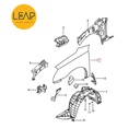 Dongfeng Feng Shen A60/E70 Front Fender Assembly