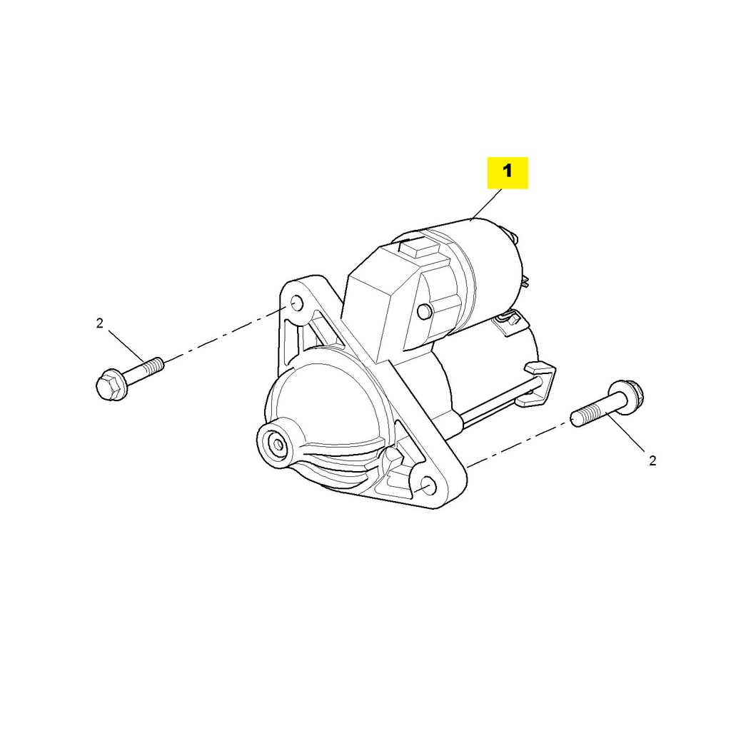 MG3 1.5L AMT Elite Edition, 2014 Engine Starter