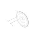 طَيّار (حدافة) وقرص القابض لسيارة MG3 موديل 2014، فئة إيليت، محرك 1.5 لتر، ناقل حركة أوتوماتيكي (AMT)