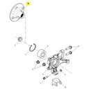 MG3 1.5L AMT Elite Edition, 2014 Front Wheel Hub and Knuckle