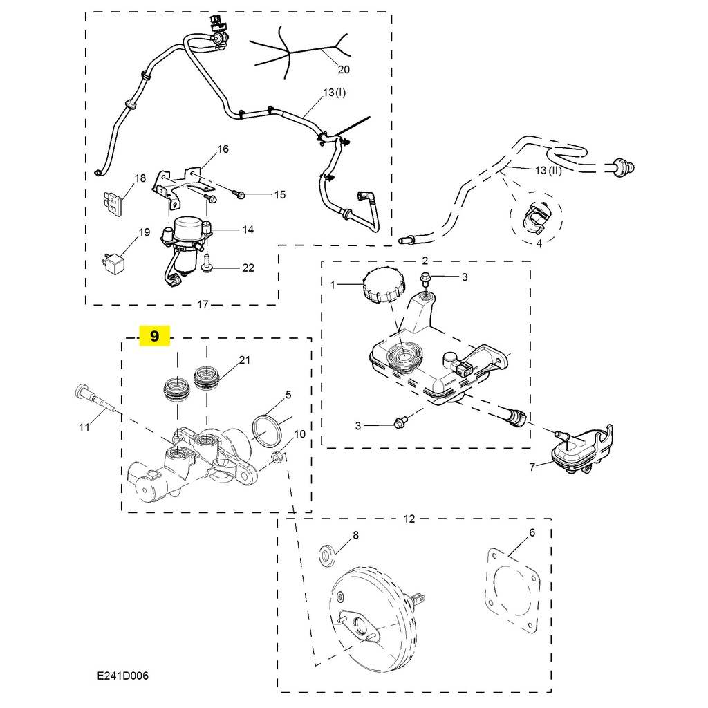 MG3 1.5L AMT Elite Edition, 2014 Brake Booster Vacuum Pump