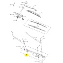 محرك المساحات (الوايبر موتور) لسيارة MG3 موديل 2014، فئة إيليت، محرك 1.5 لتر، ناقل حركة أوتوماتيكي (AMT)