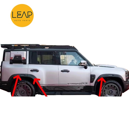 إطار رفرف العجلات (الرمش) لسيارة JETOUR Traveler