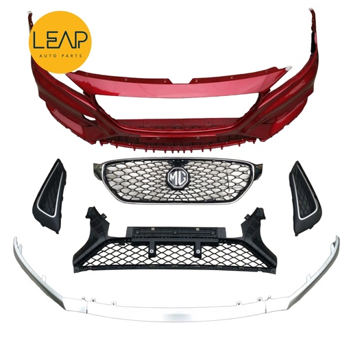 MG MG6 Front Bumper, Middle Grille, Front Bumper Trim, Fog Lamp Frame, Trim Strip, Front Lip (2017-2019)