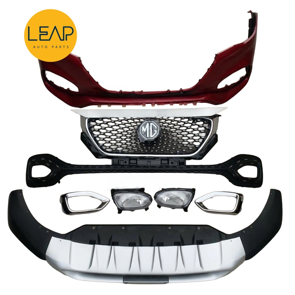 Leap Auto Parts | MG | Front Bumper Kit with Grille & Fog Trim | HS
