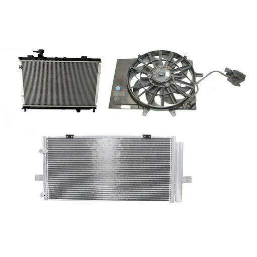 MG3 1.5L AMT Elite Edition, 2014 Radiator/ Condenser/ Fan