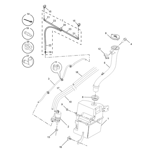 MG3 1.5L AMT Elite Edition, 2014 Windshield Washer