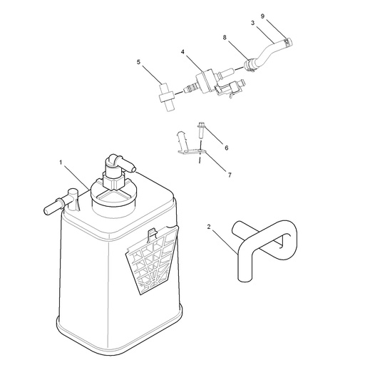 MG3 1.5L AMT Elite Edition, 2014 Carbon Canister