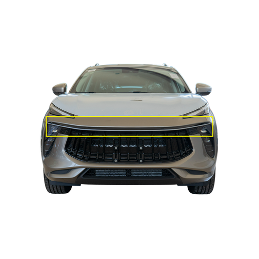 شرائط لامعة مطلية كهربائيًا للصدام الأمامي لسيارة دونغ فينغ فورثينغ T5 EVO (2020–2024)