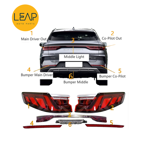 BYD Song Plus, Rear Tail Light Assembly Original (2021-2022)